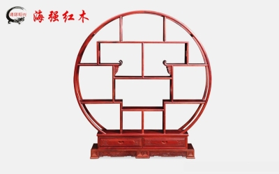 圆形多宝阁，博古架